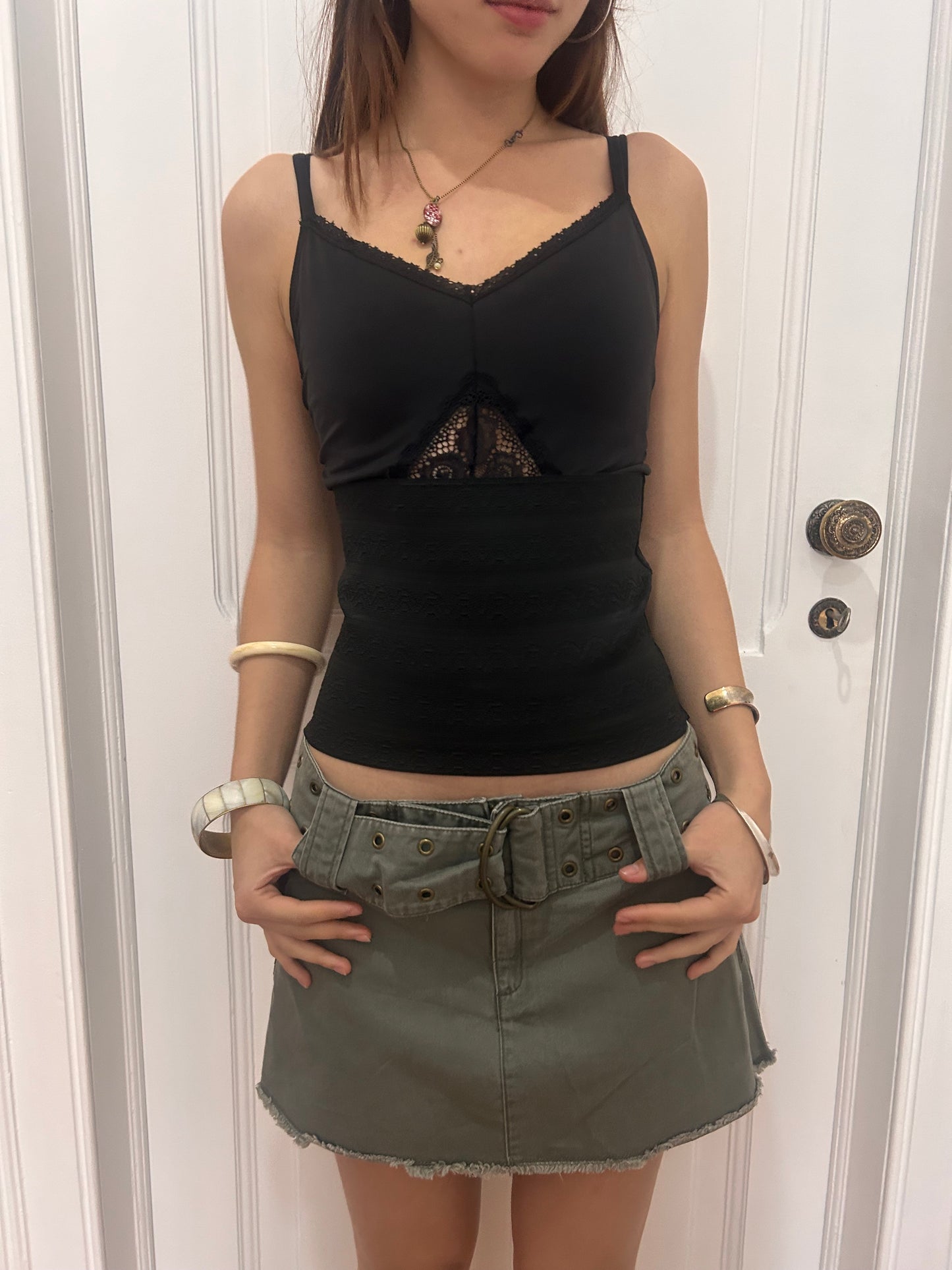 Dark coquette tank top size M