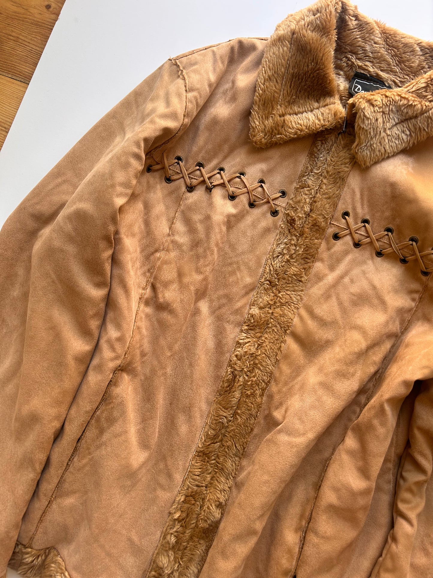 Perfect furr jacket with lace size L