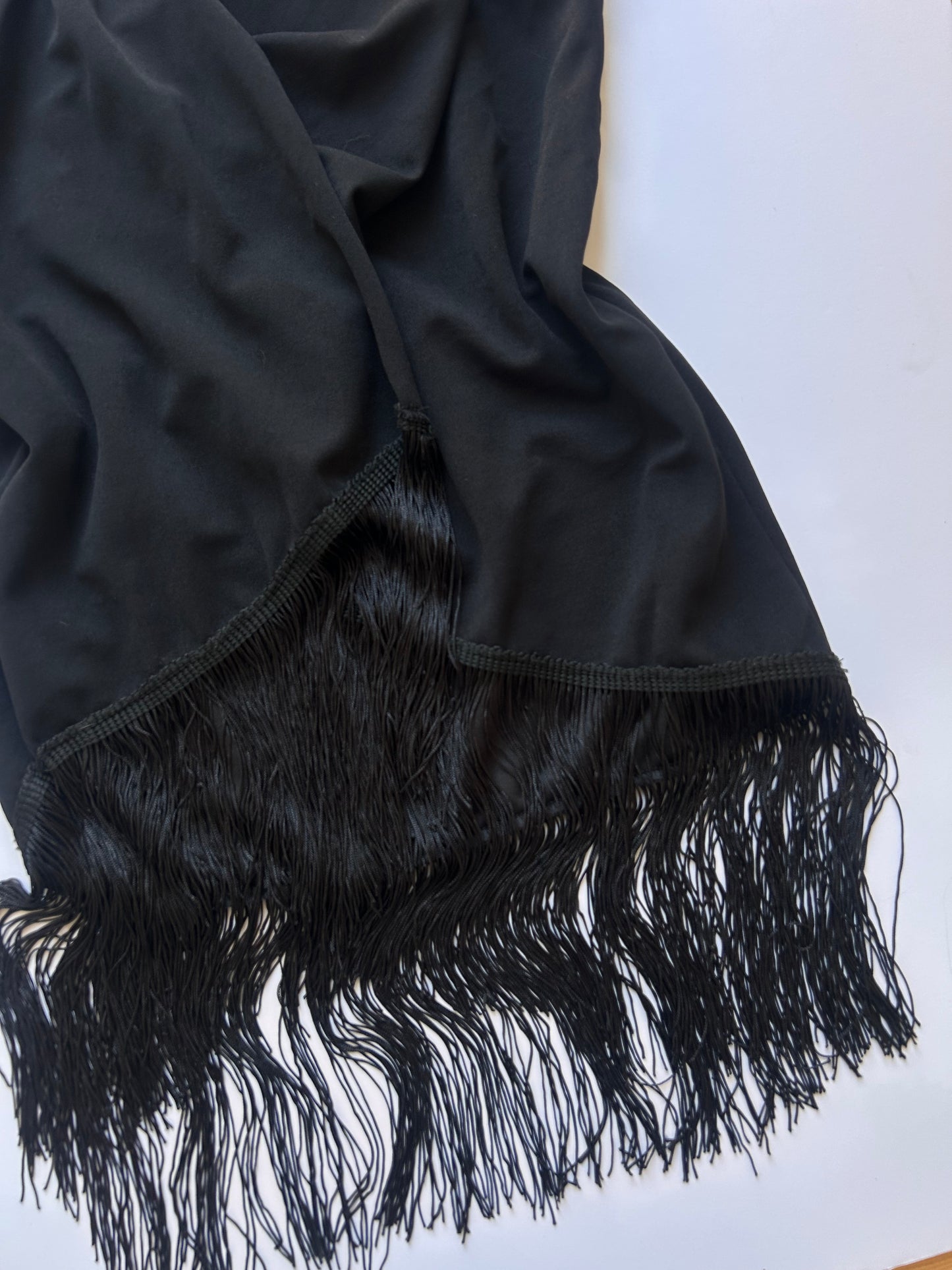 Black skirt with Fringed detail size S
