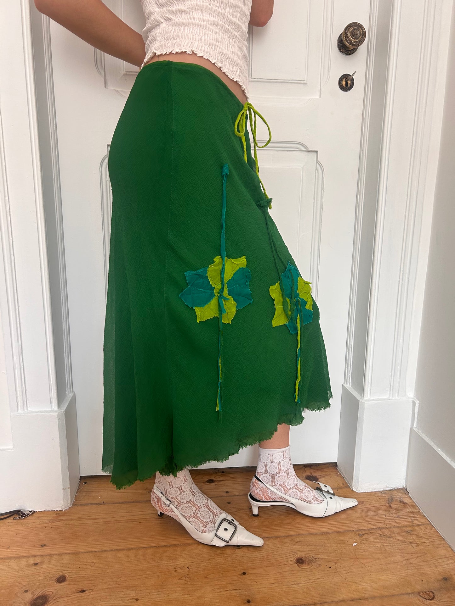 Perfect green fairy maxi skirt size 36