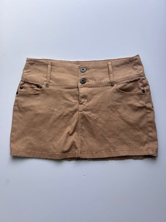 Adorable beige mini skirt size 36