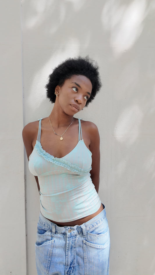 Adorable blue fairy top size M/L