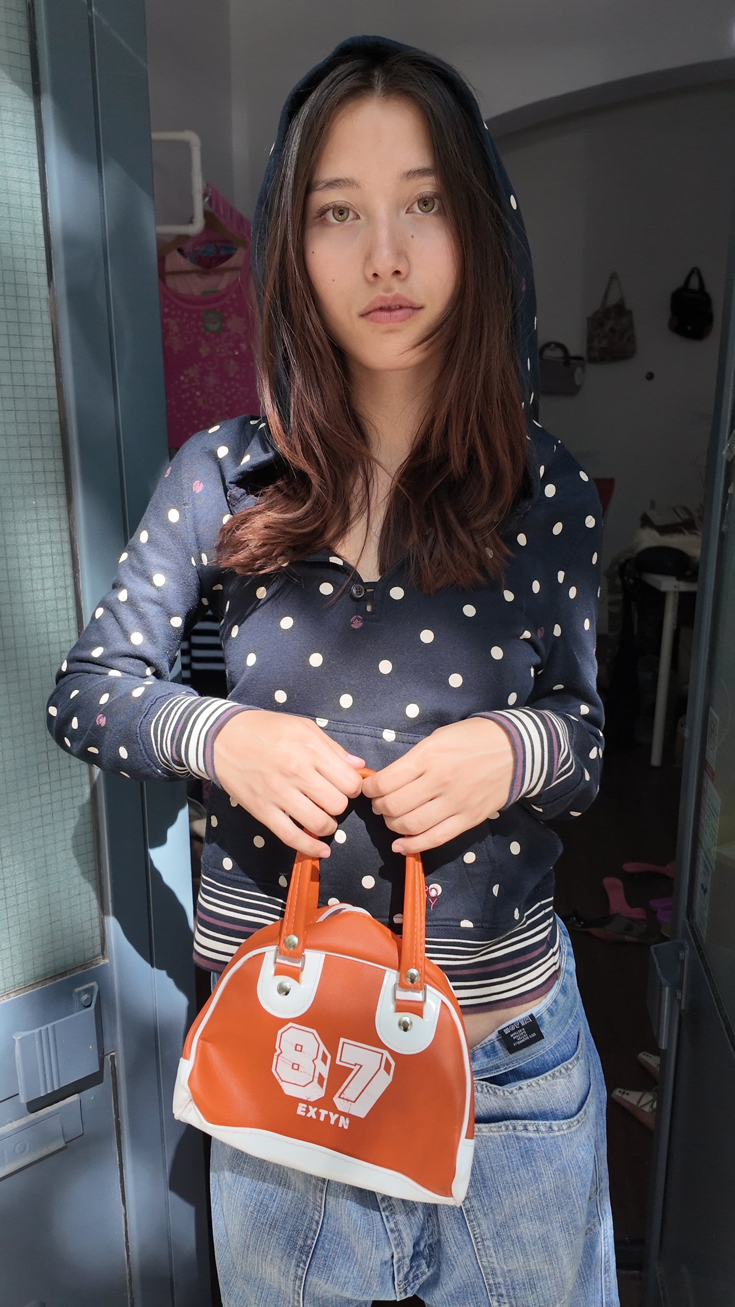 Adorable dots sweater size S