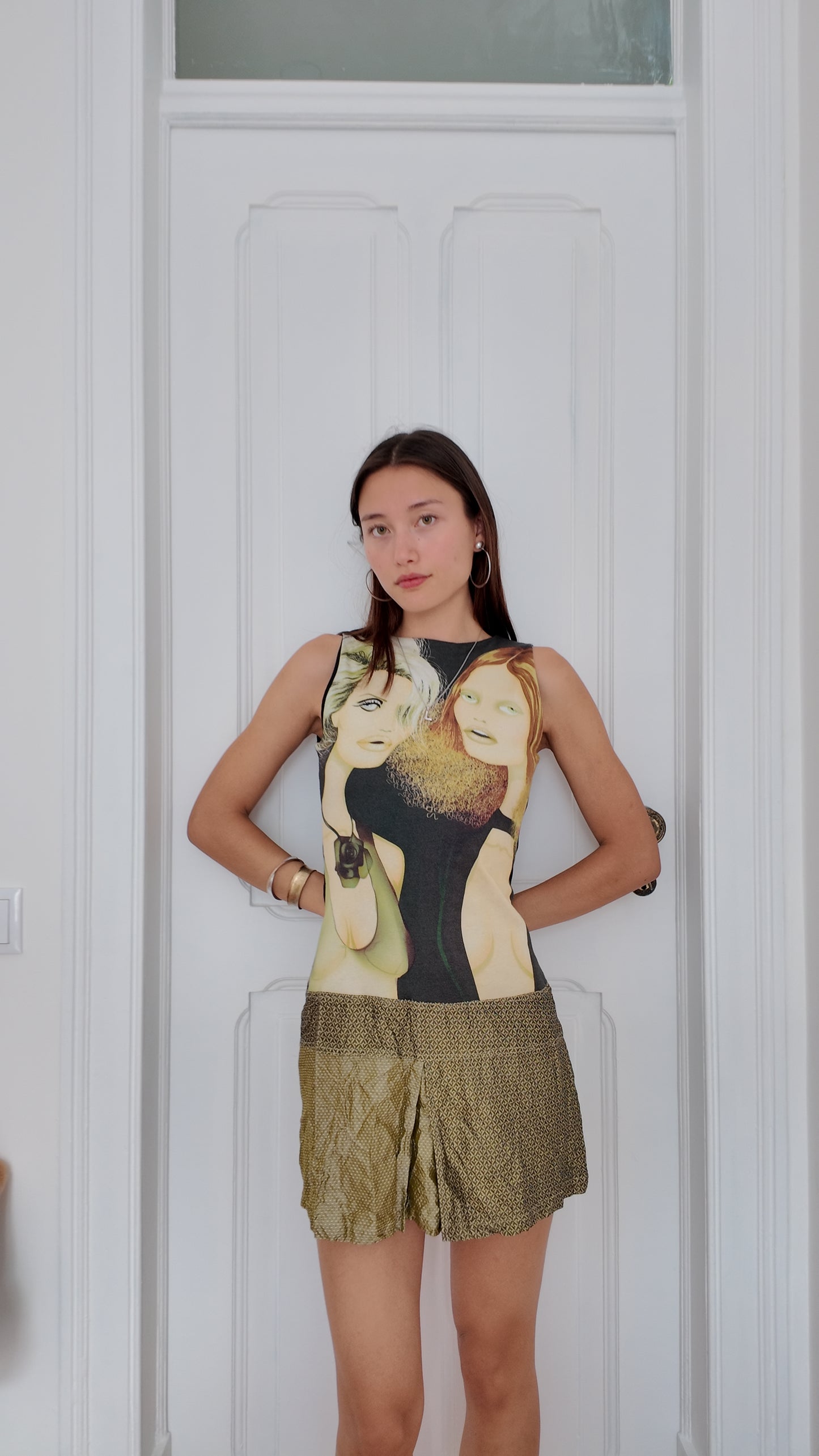 Amazing RARE vintage Custo Barcelona mini dress size XS