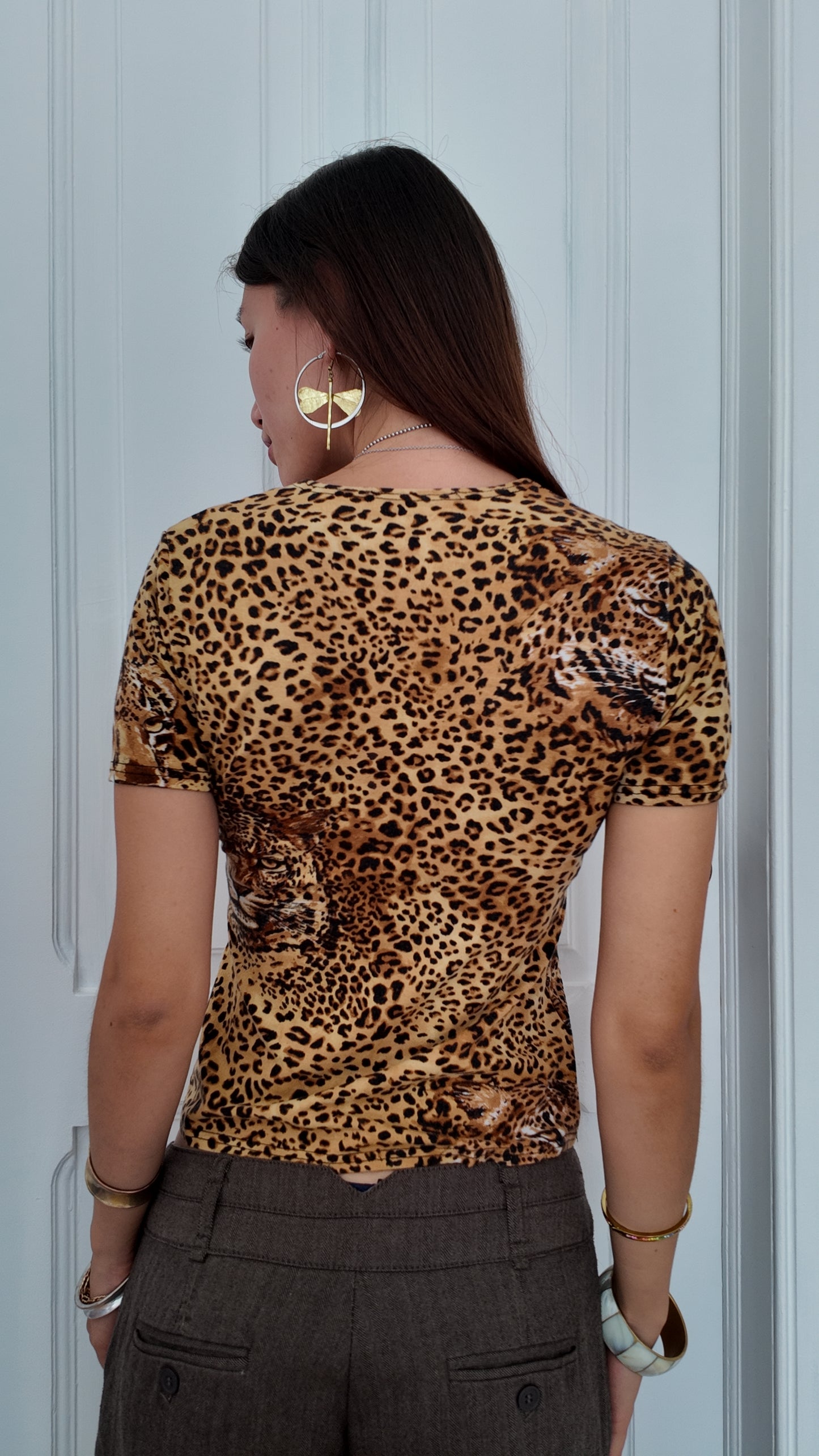 Amazing quality tiger print too size S