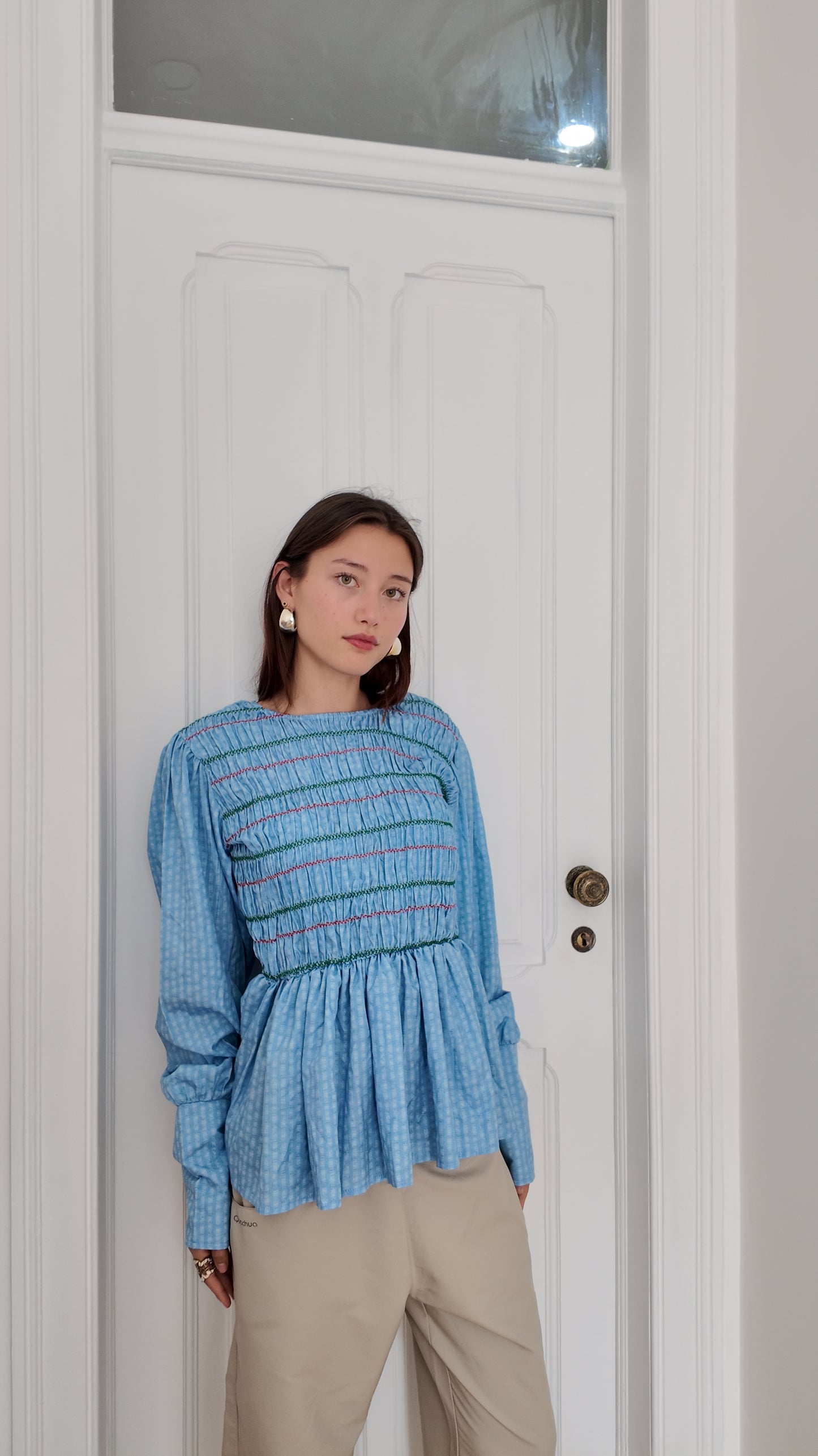 Beautiful blue long top size M