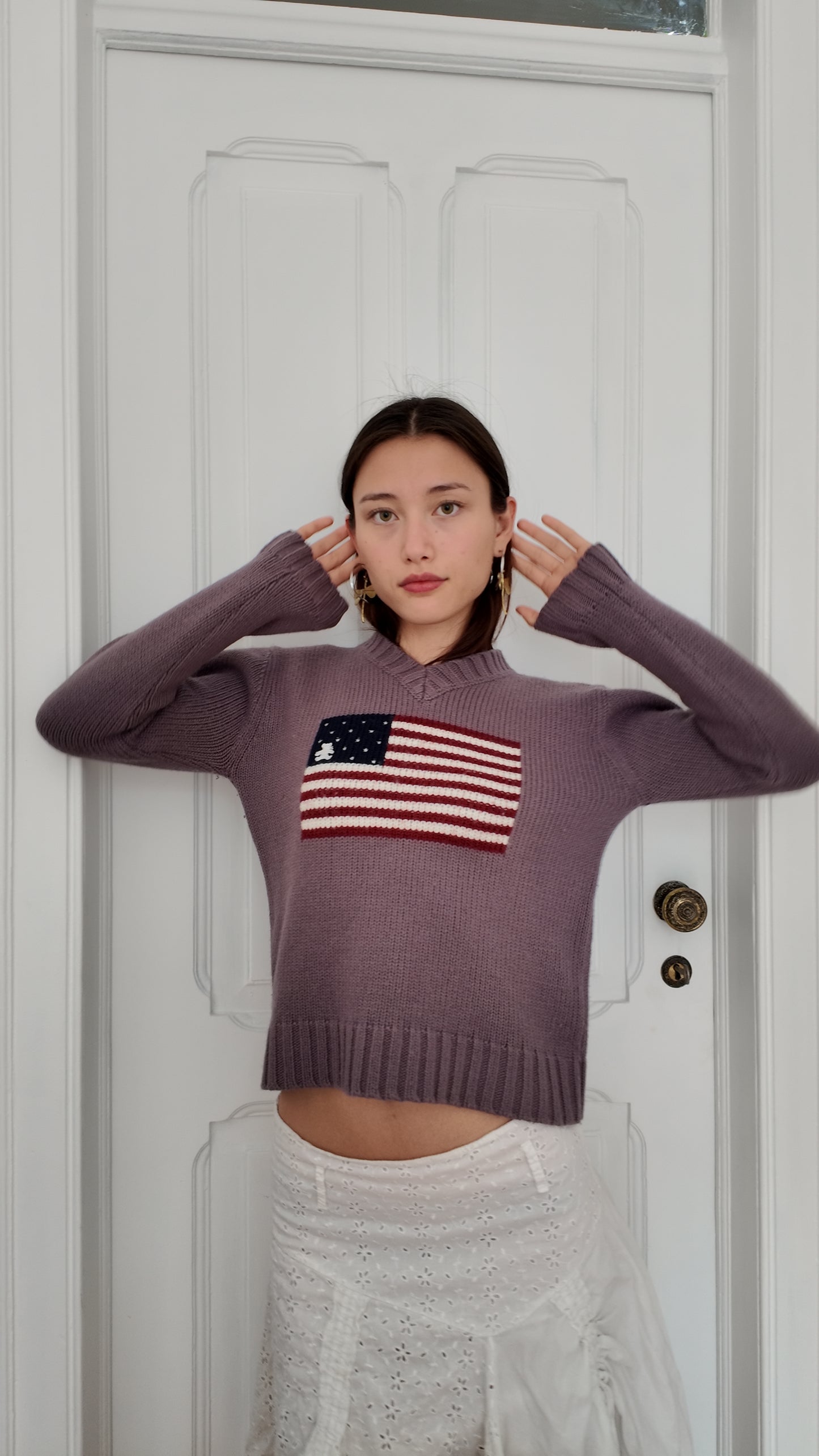 Perfect sweater with flag detail size XS