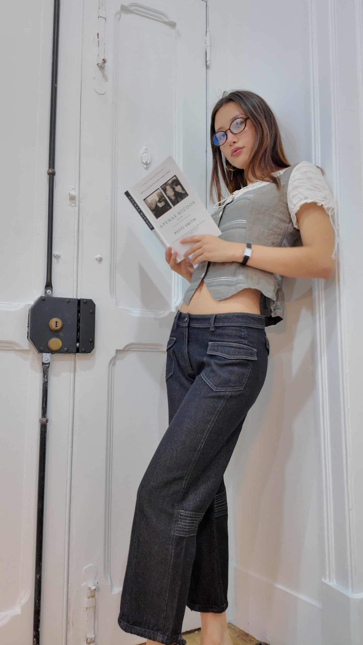 Adorable vintage short black pants size 34