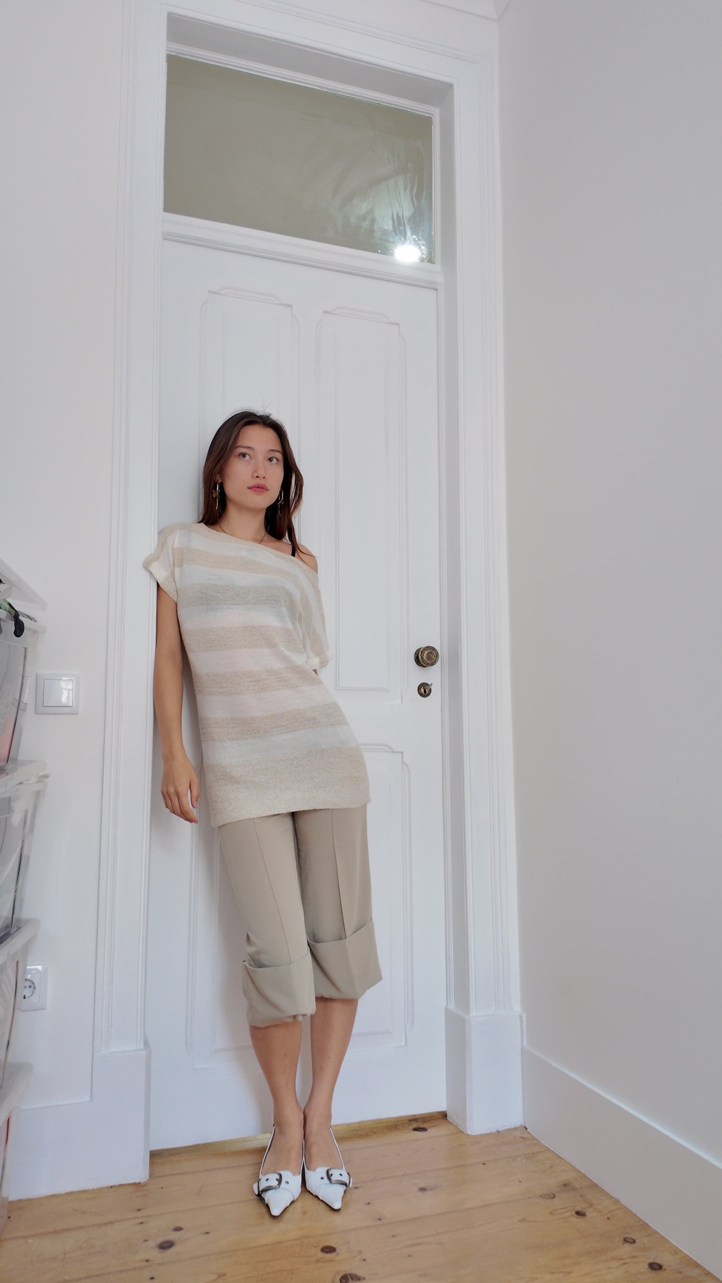 Adorable vintage capri office style pants size 34