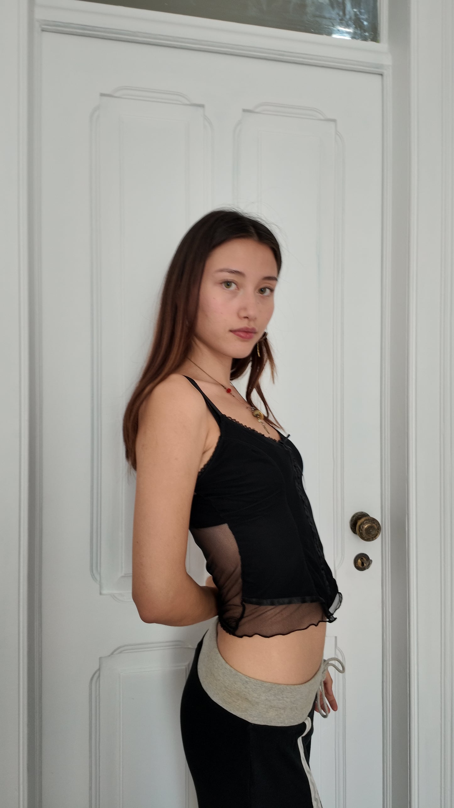 Perfect vintage corset black top size S