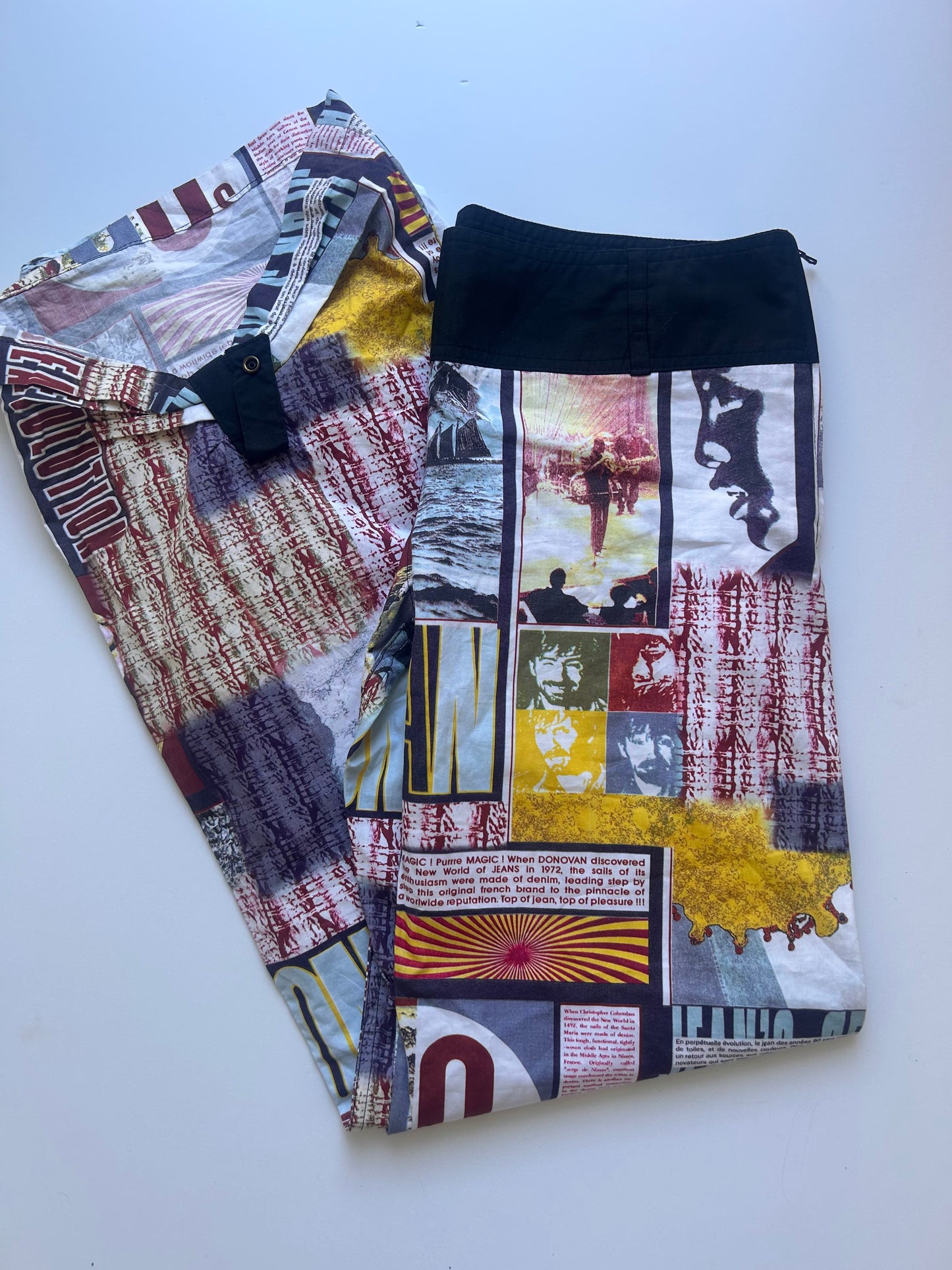 Vintage Deadstock print pants size 40