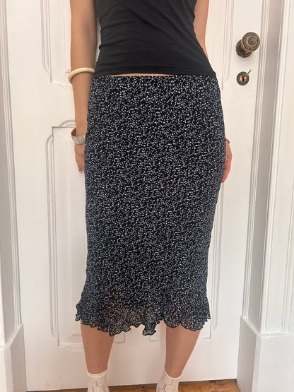 Adorable flower print midi skirt size 34