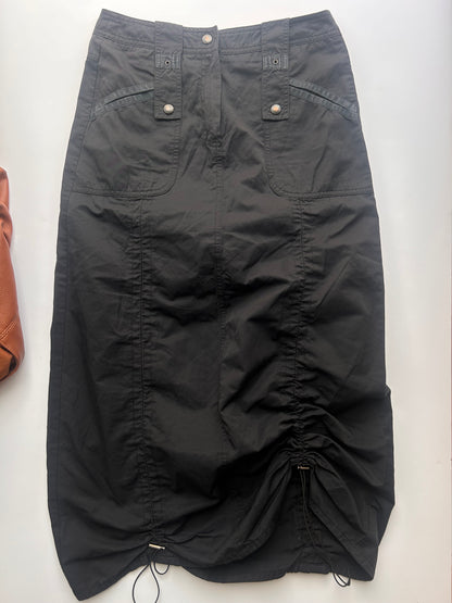 Cutest long black maxi skirt size 36