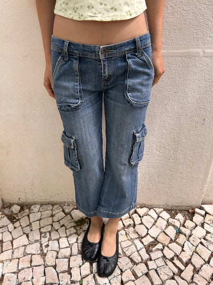 Perfect denim capri jorts Size 36