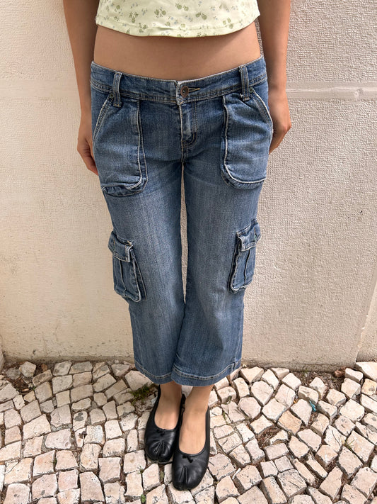 Perfect denim capri jorts Size 36