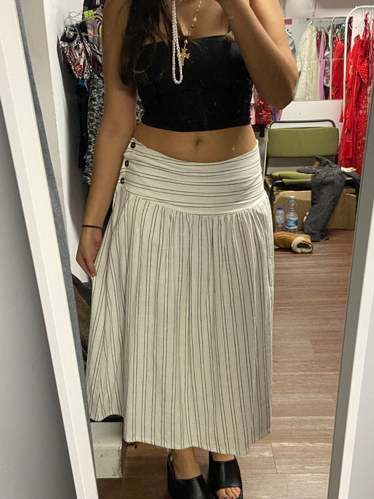 Beautiful striped maxi skirt size 40