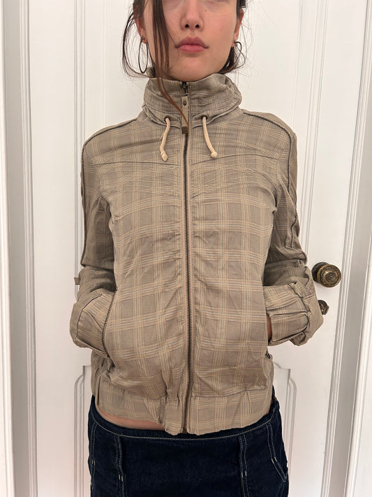 Iconic plaid jacket size S