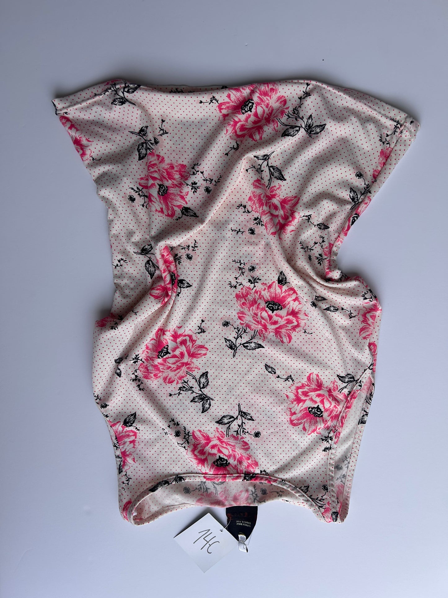 Perfect flower and dots tank top size M