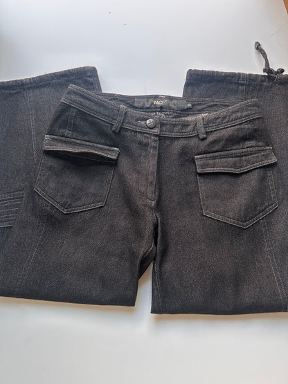 Adorable vintage short black pants size 34