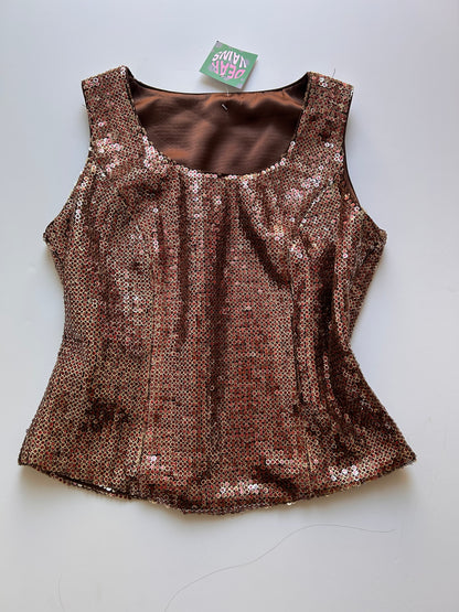 Adorable sequin too size M
