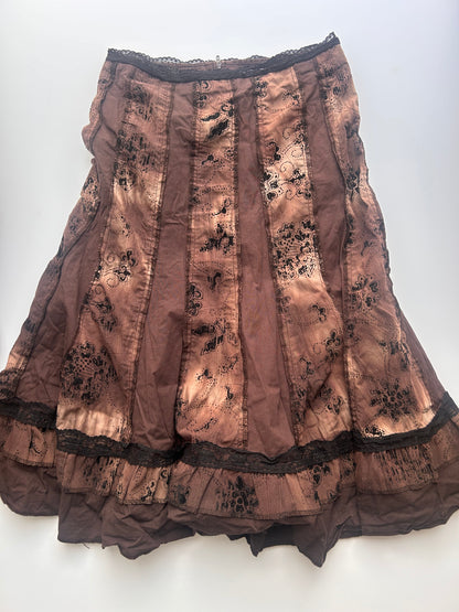 Perfect fairy brown midi skirt size 34