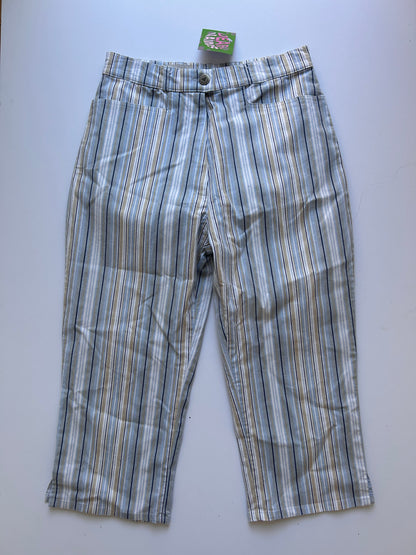 Capri striped pants size 34