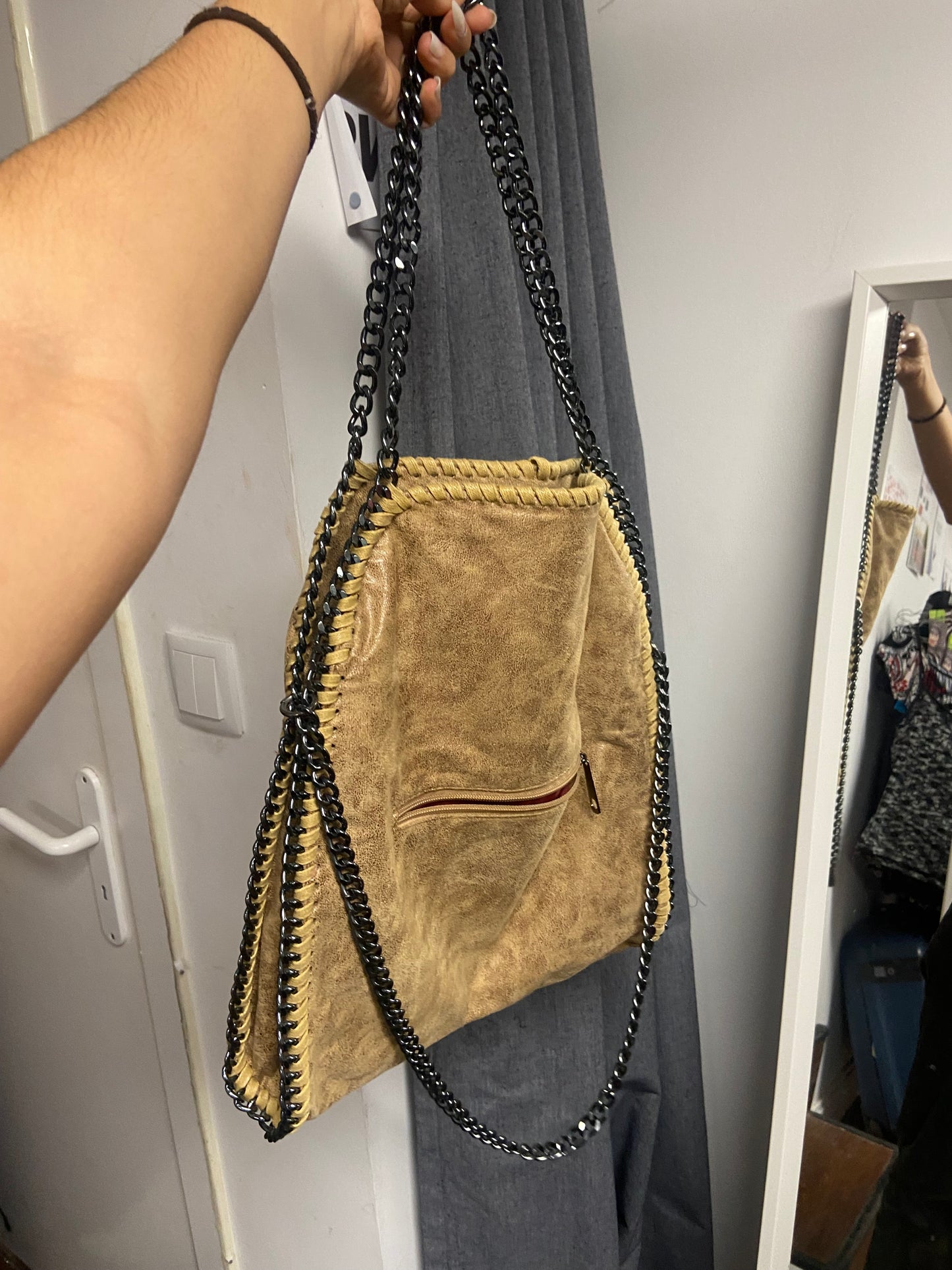 Real vintage leather bag