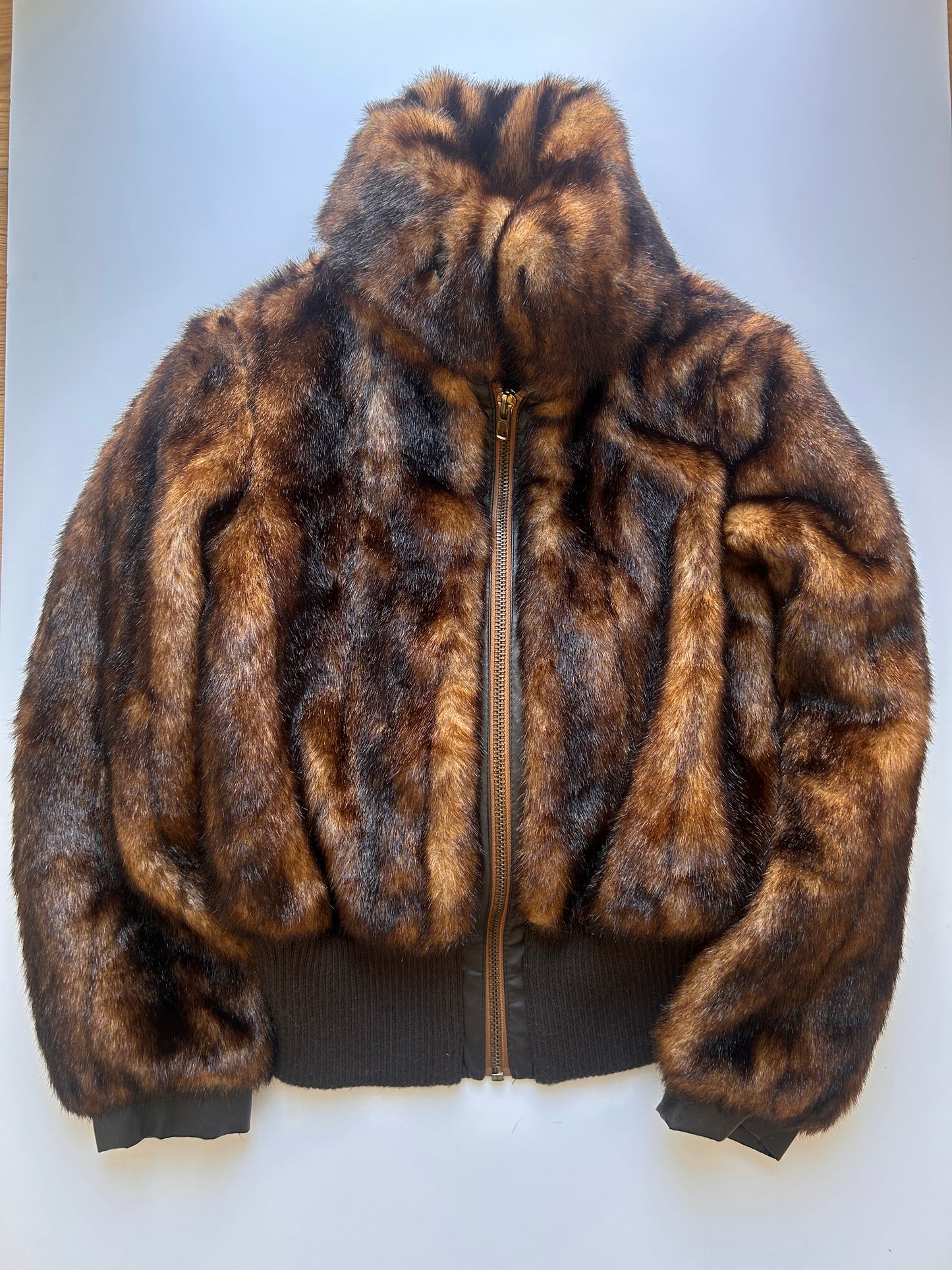 Faux fur jacket y2k size S