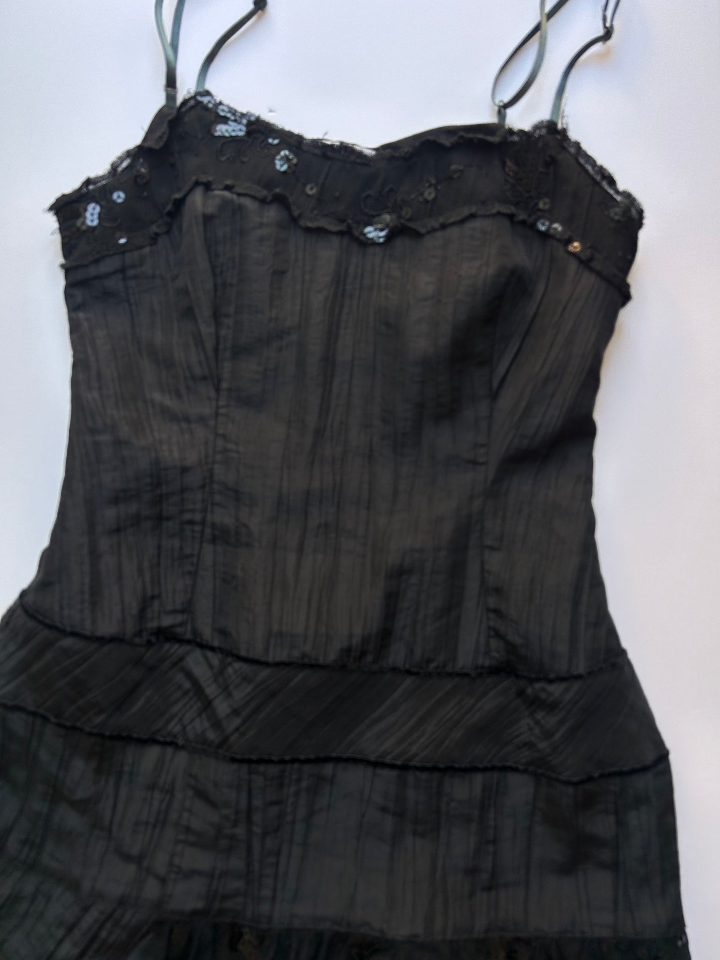 Adorable dark coquette mini dress fairy size XS