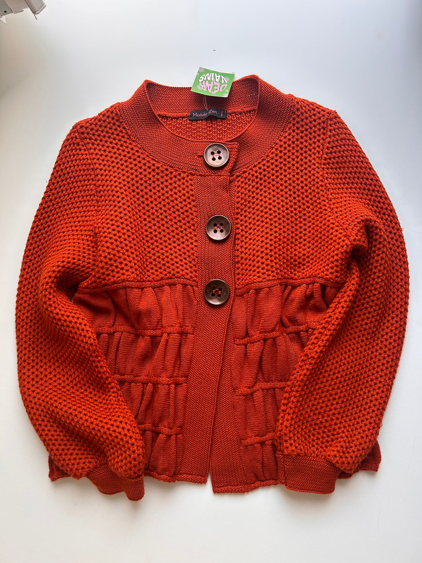 Fairy cardigan with big buttons size M