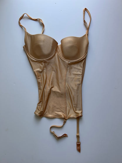 Iconic beige corset top size S