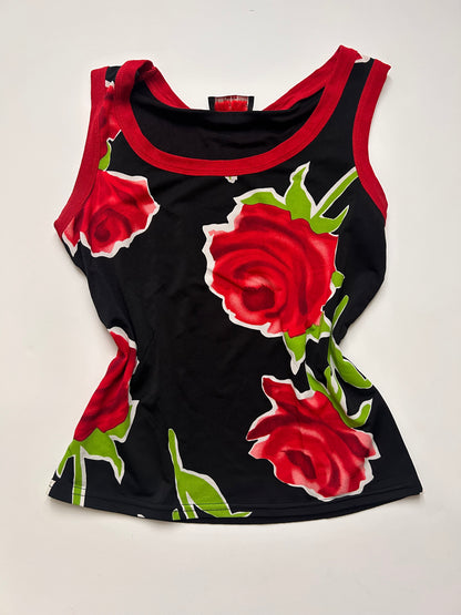 Perfect vintage rose print top size S