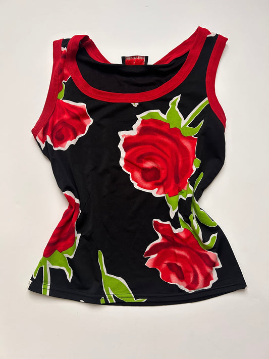 Perfect vintage rose print top size S