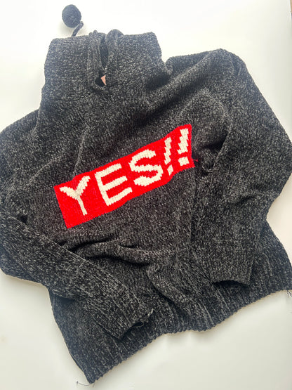 Really cozy YES!! sweater size M