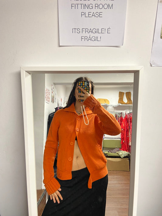 Vintage orange sweater size S