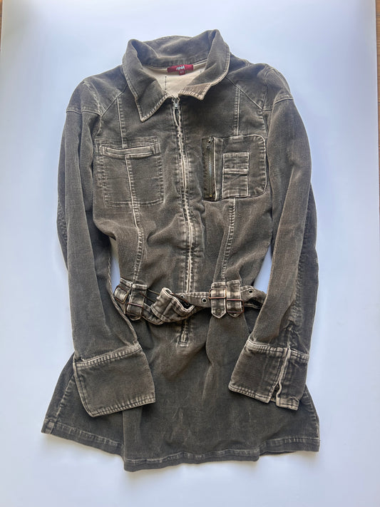 Adorable jacket style dress winter dress size S (marked 40, vintage)