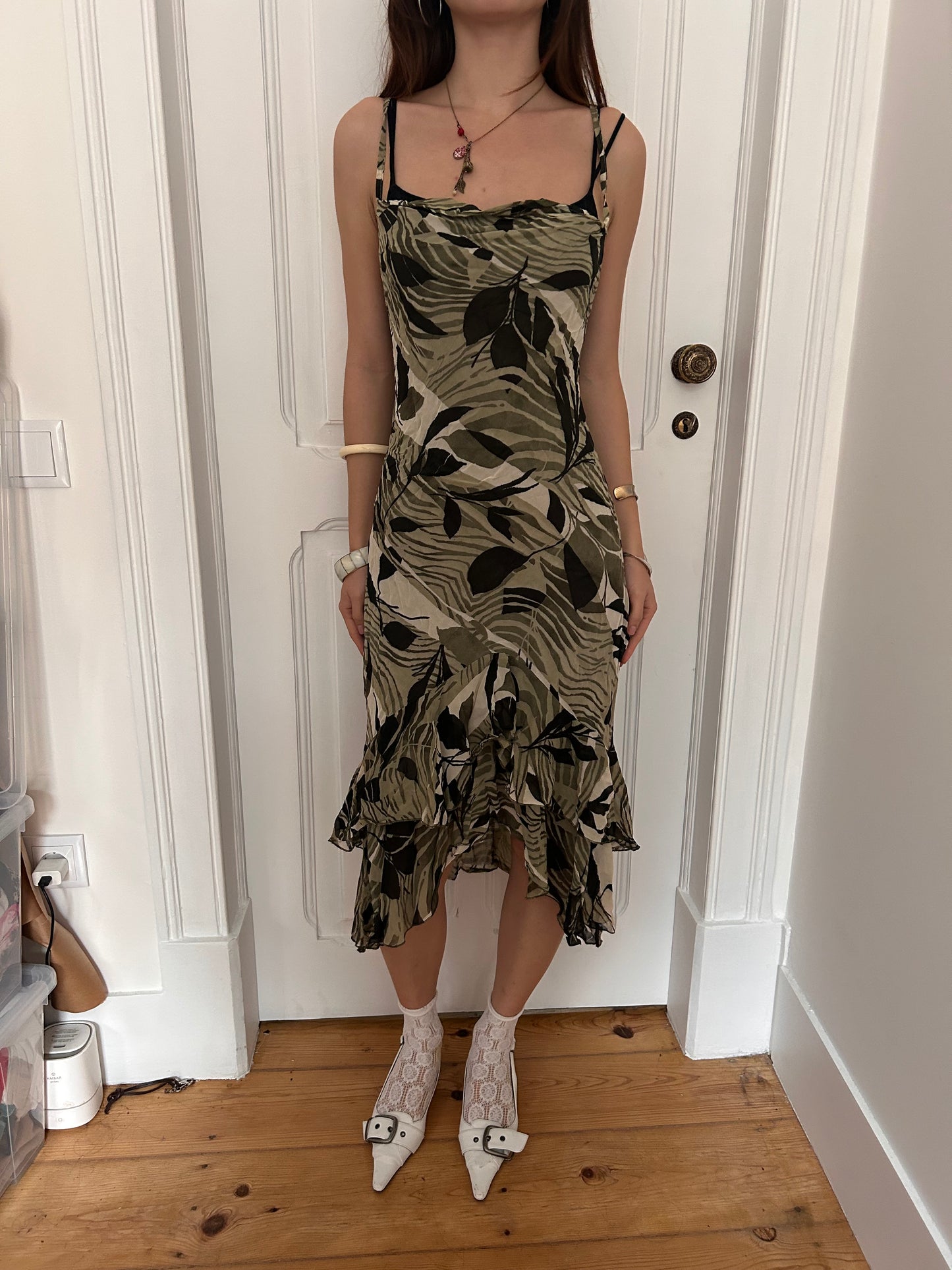 Iconic flower midi dress size XS