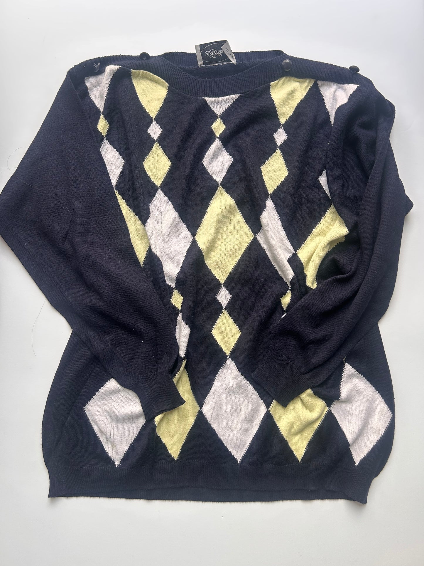 Perfect argyle sweater size XL