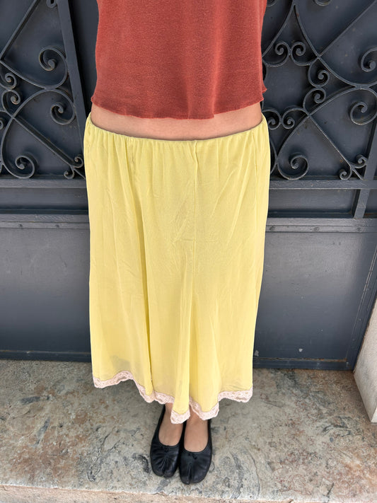 Prrettiest long babydoll skirt Size S