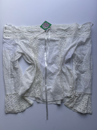 Adorable fairy off the shoulder adjustable top size M