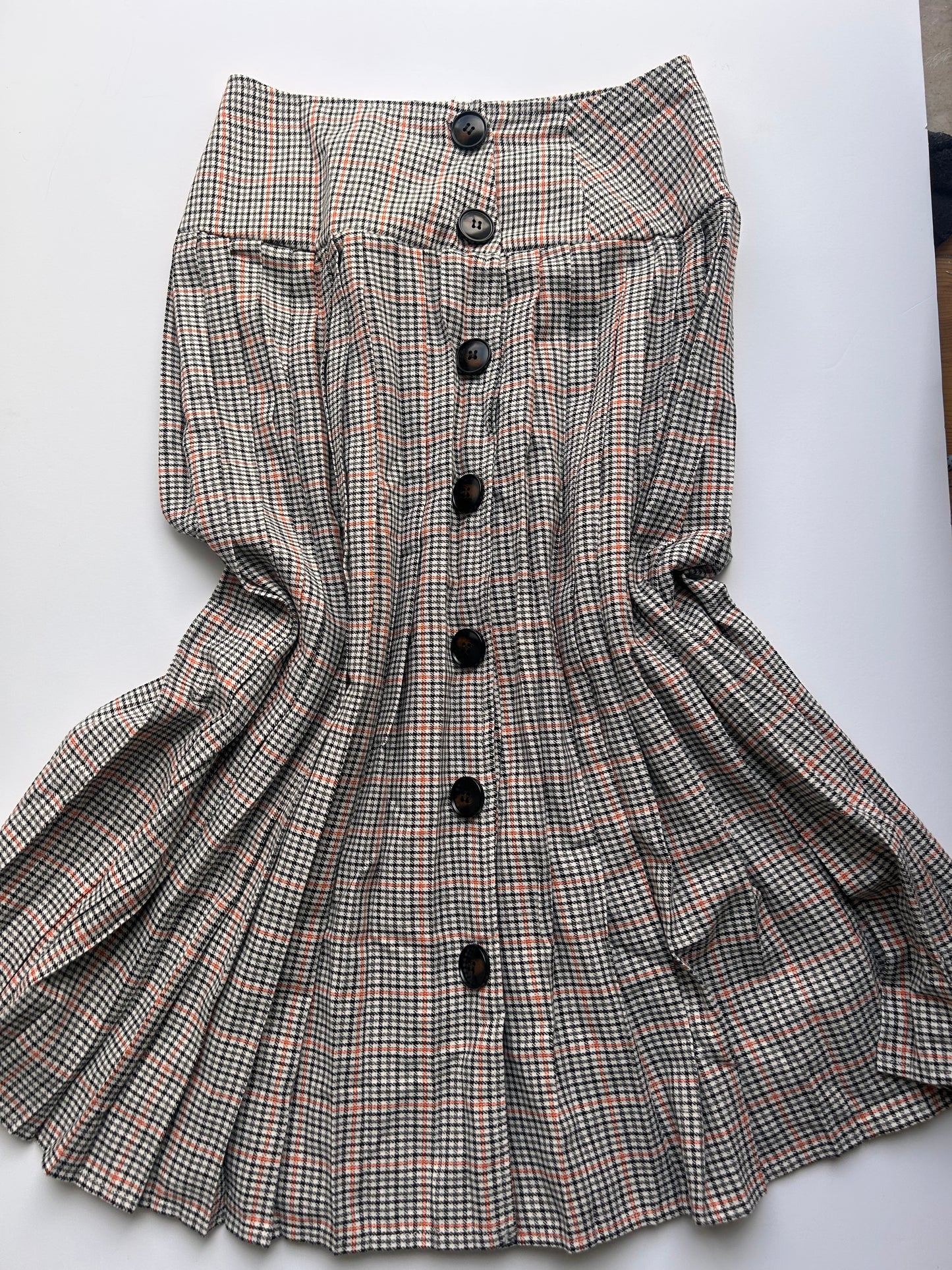 Iconic plaid maxi skirt size S