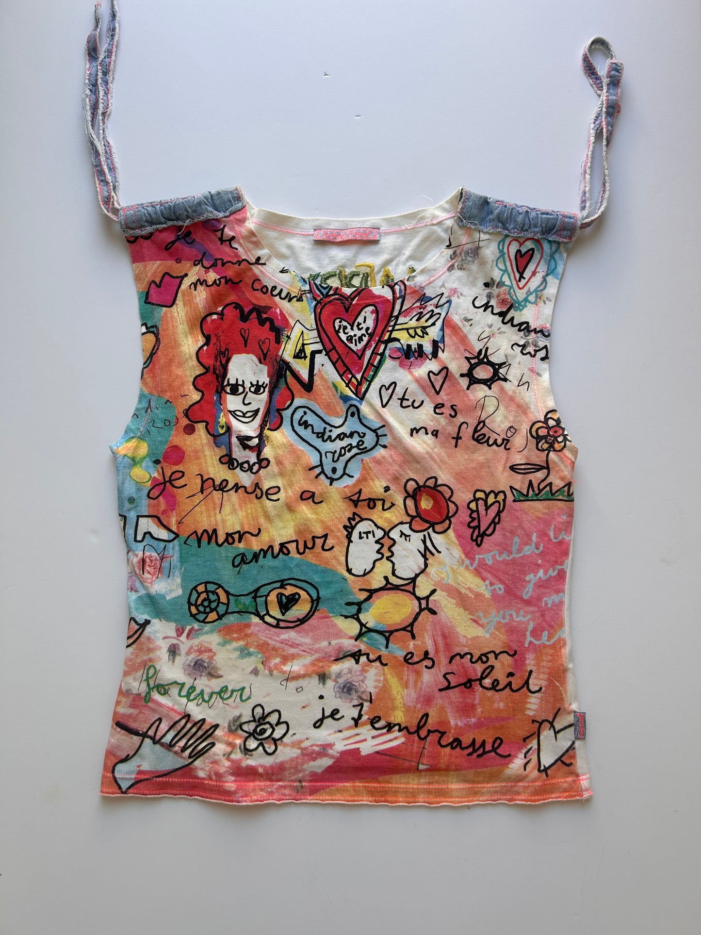 VINTAGE cute graphic shirt size M