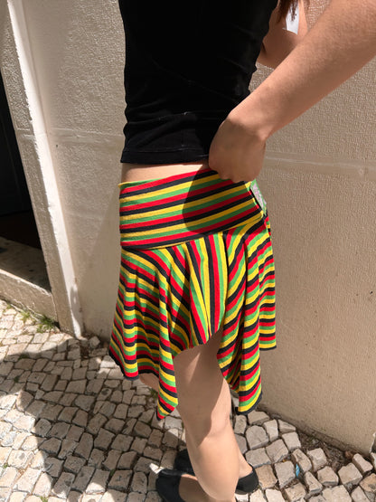 Adorable mini striped skirt Size S