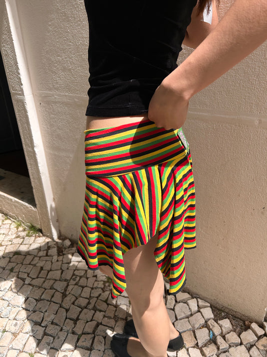 Adorable mini striped skirt Size S