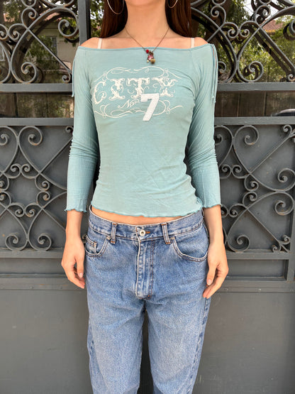 Size S Iconic y2k long top