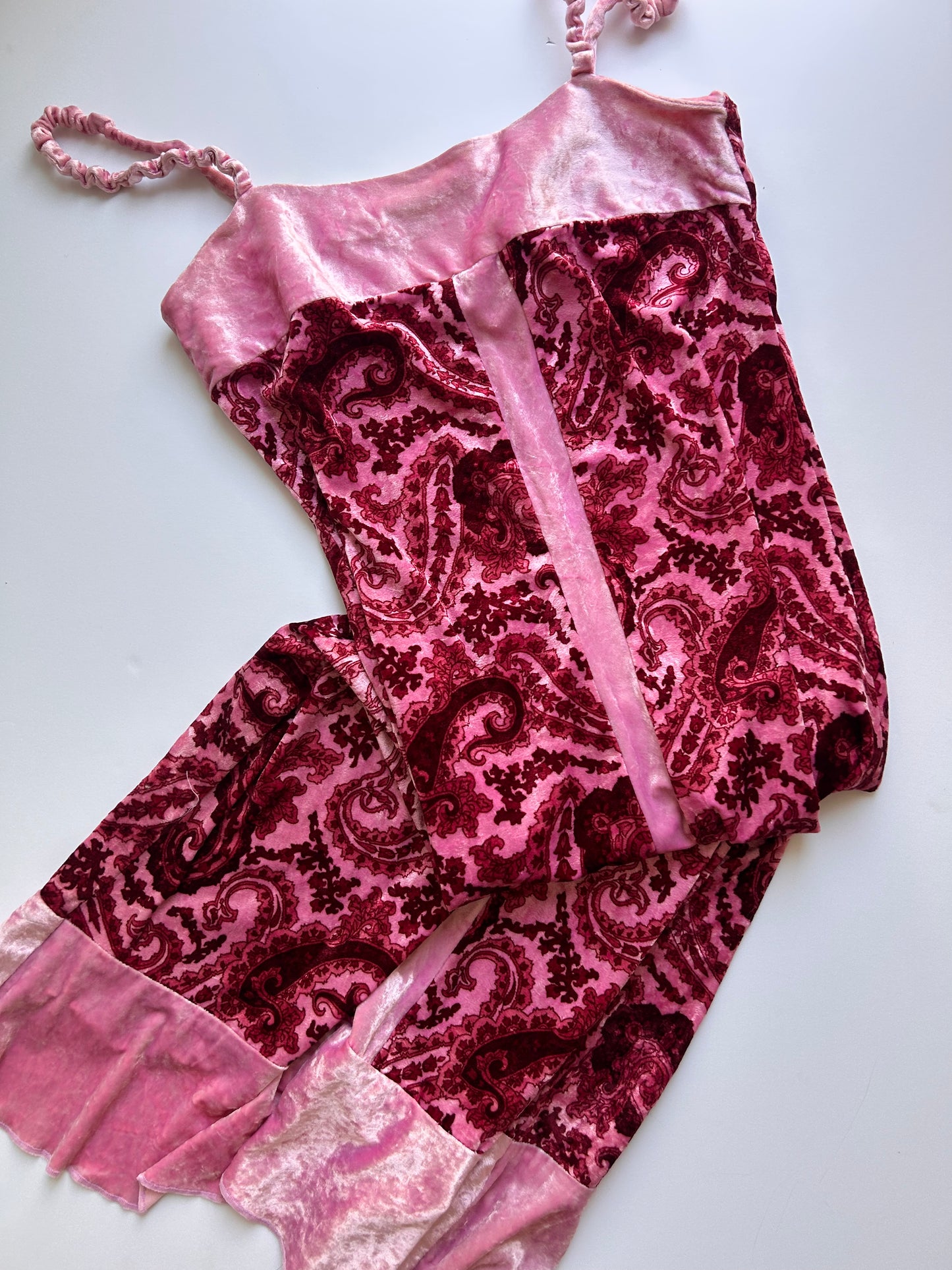 Adorable vintage made in Italy pink maxi dress size S/M