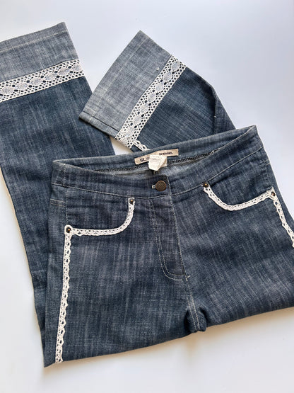 Perfect coquette capri jeans size 36