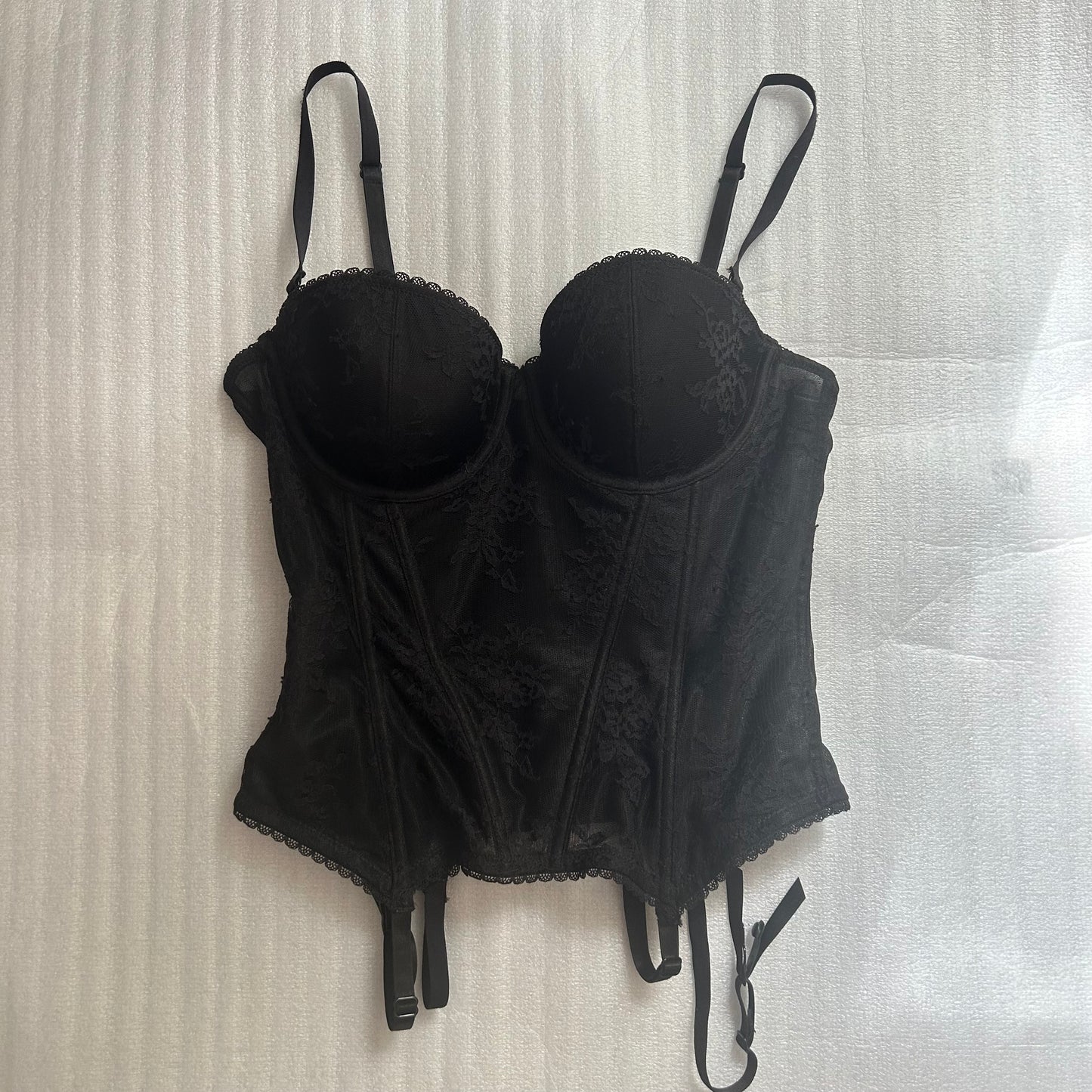 Adorable black corset top size M