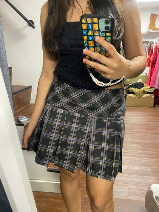 Adorable mini skirt plaid size 38/40