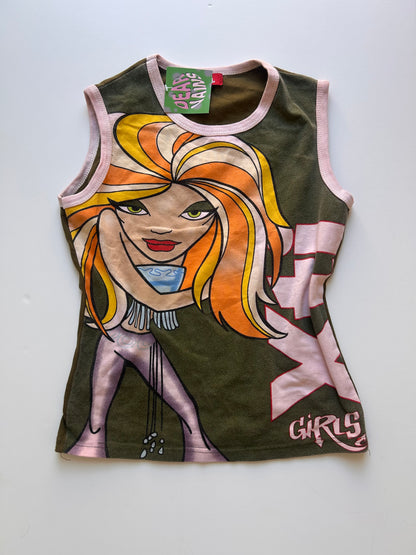 Y2K Girl top size XXS